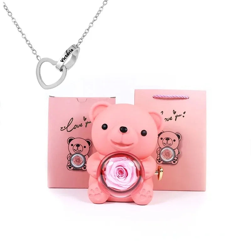 Eternal Rose Teddy Bear