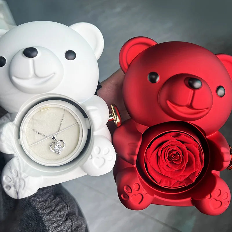 Eternal Rose Teddy Bear